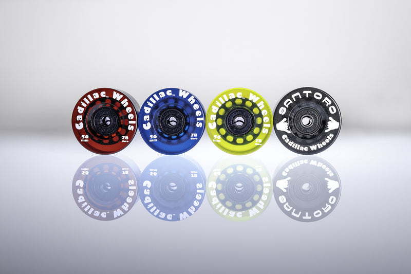 Santoro Fabworx Cadillac Wheels For OE Harley Davidson - RED