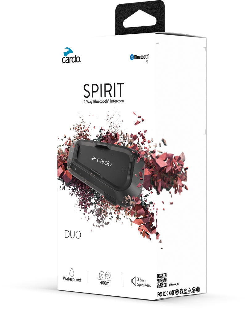 Cardo Spirit BT Headset - Bluetooth Headset DUO