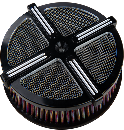 Harddrive X-Force Air Cleaner Kit - Black/RAW