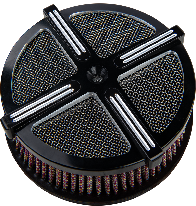 Harddrive X-Force Air Cleaner Kit - Black/RAW