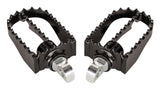Burly Brand MX Style Mini Foot Pegs - Footpegs Black
