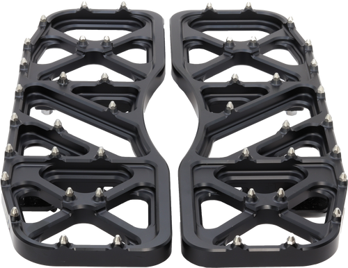 Flo Motorsports V5 Floorboards Indian - Black Indian