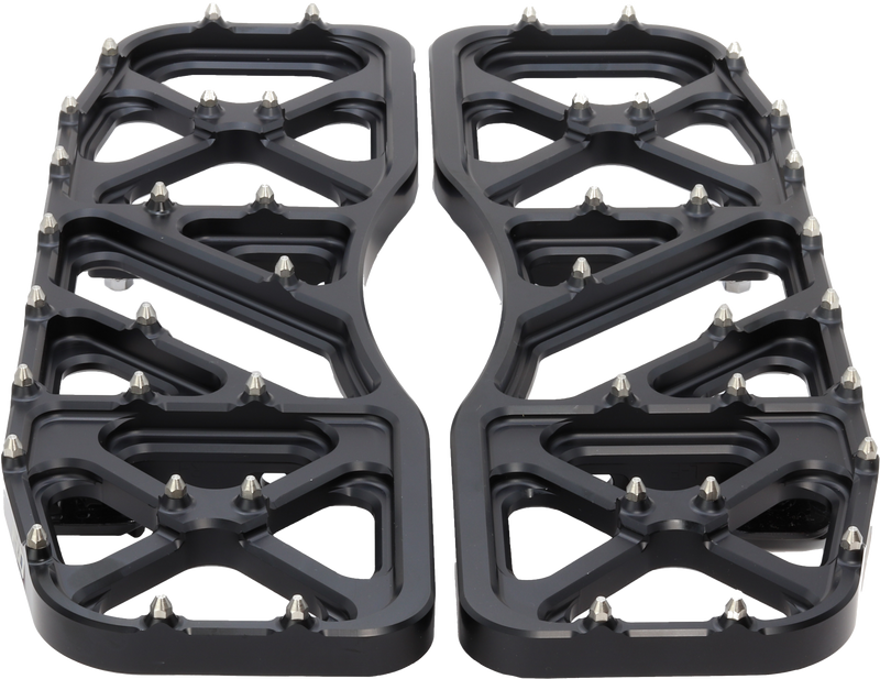 Flo Motorsports V5 Floorboards Indian - Black Indian