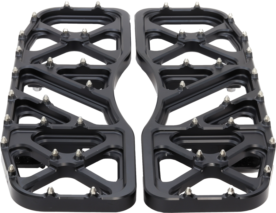 Flo Motorsports V5 Floorboards Indian - Black Indian