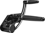 Hawg Halters Inc Black Slotted 3-Way Adjustable Forward Controls - Harley M8 Softail 2018-2026