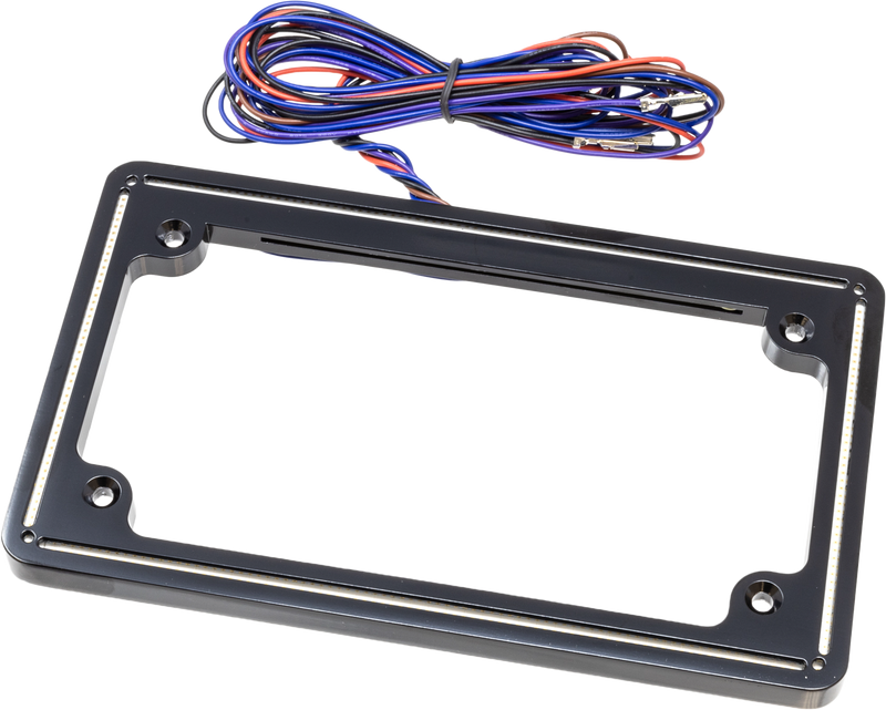 Letric Lighting Co Perfect Plate Light - Gloss BLK Universal FIT