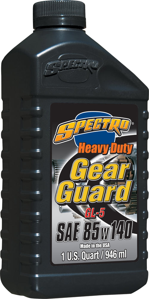 Spectro Premium Heavy Duty Gear Guard Oil - HD 85w140 1qt