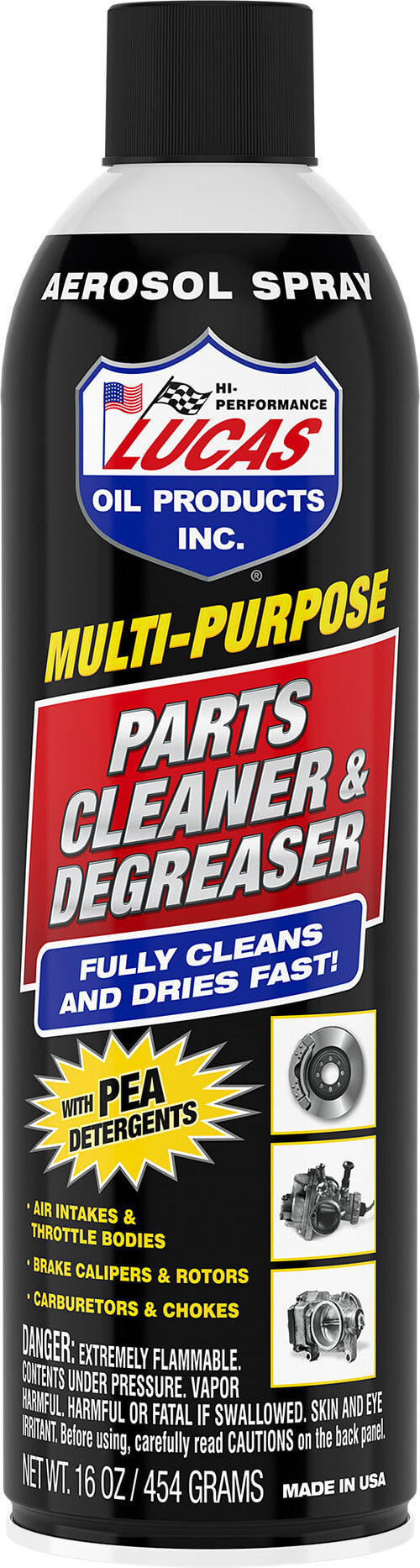 Lucas Parts Cleaner and Degreaser - 16oz 12/Case