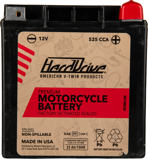 Harddrive Premium Factory Activated Battery - Gyz32hl / Yix30l CCA 500