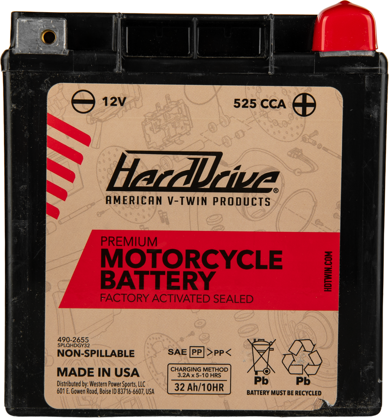 Harddrive Premium Factory Activated Battery - Gyz32hl / Yix30l CCA 500