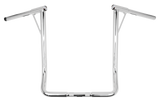 Burly Brand Louie-Bagger Handlebars - 19"bar 1.25" TBW Chrome