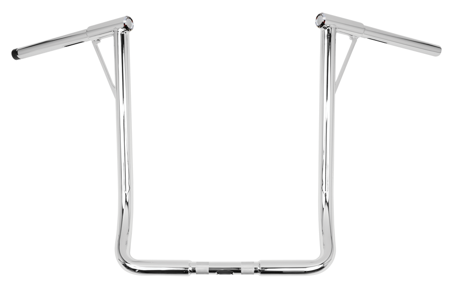 Burly Brand Louie-Bagger Handlebars - 19"bar 1.25" TBW Chrome