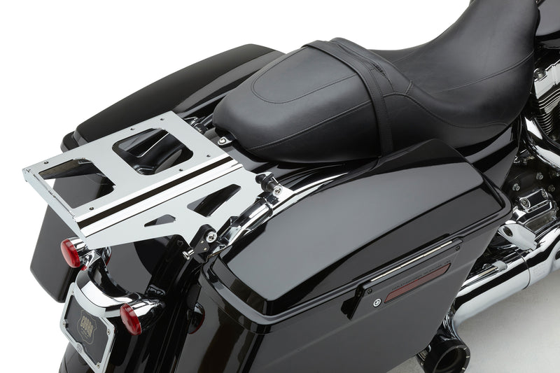 Cobra Detach 2-up Tour Pack - Mount Chrome FLH/FLT 2009-2013