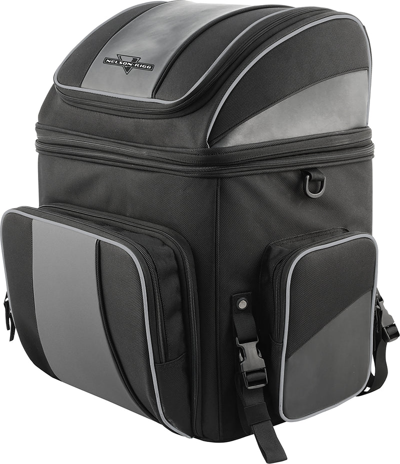 Nelson-Rigg Destination Sissybar Bag - Black/Grey