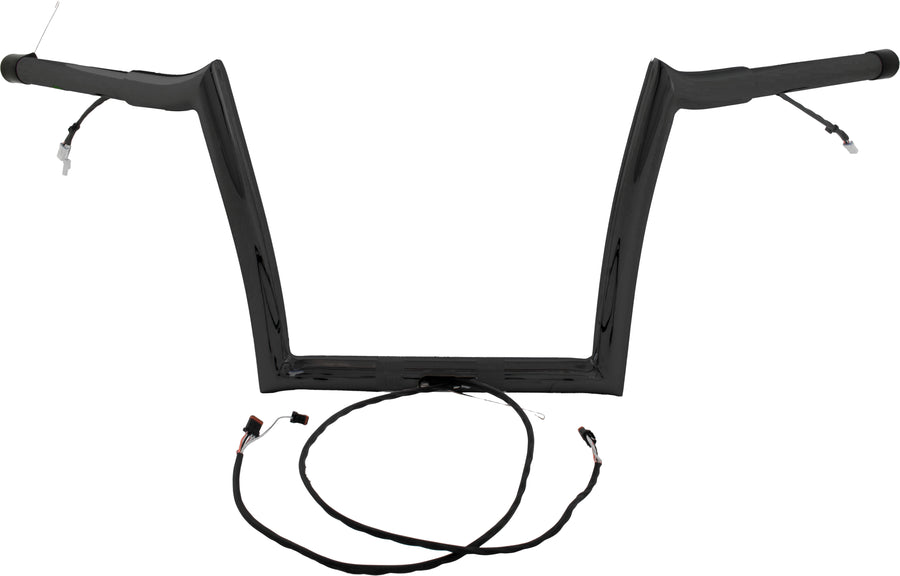 Baggernation Pre-Wired Monkey Bagger Bars - BAR PRE Wired Satin Black `2015-202…