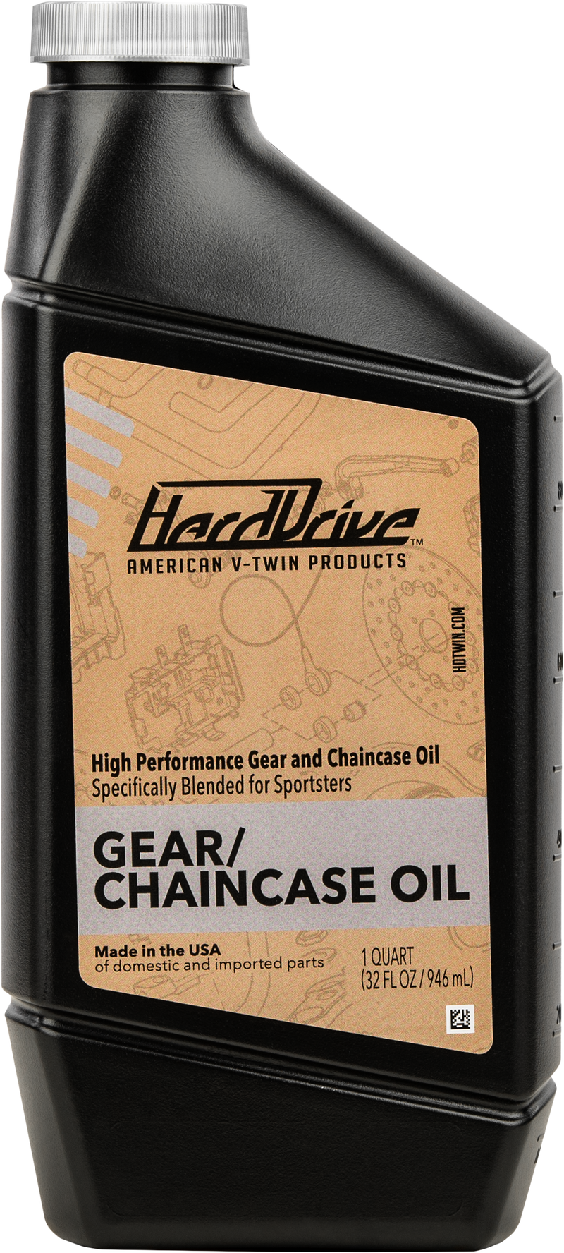 Harddrive Sportster Gear/Chain Case Oil - 1 QT (12/Case Sold Ea)