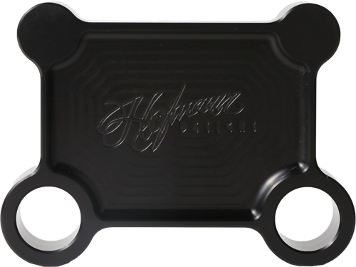 Hofmann Designs H/D Billet Pull Back Plate - Black Batwing
