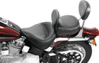 Mustang Motorcycle Solo with Driver Backrest Original — 1984-2006 Harley-Davidson Touring