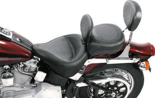 Mustang Motorcycle Solo with Driver Backrest Original — 1984-2006 Harley-Davidson Touring