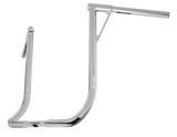 Burly Brand Louie-Bagger 19" TBW Handlebars Chrome - Harley Touring & Softail