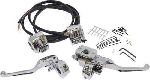 Harddrive Handlebar Controls - H/BAR Cntrls 9/16 M/CYL W/Switches Chrome 1996-2…