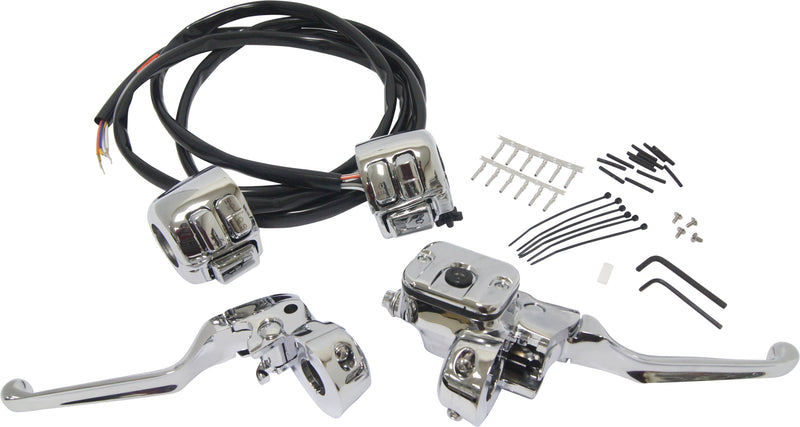 Harddrive Handlebar Controls - H/BAR Cntrls 9/16 M/CYL W/Switches Chrome 1996-2…