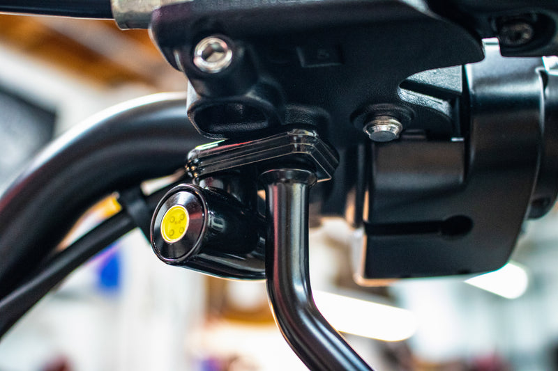 Baggernation Pro Mount Lightning Bullets - Bullet PRO Mount KIT Front Amber Bla…