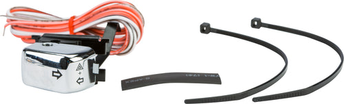 Harddrive Handlebar Switch - T/Signal CHR BLK Ltrs Replaces OEM 71591-96