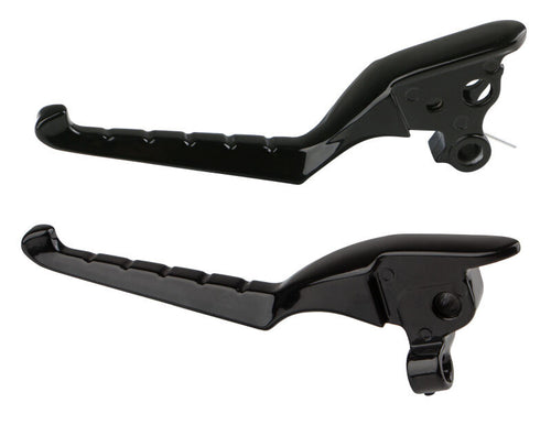 Kuryakyn Enygma Billet Levers Gloss Black - Harley Touring 2024-Up