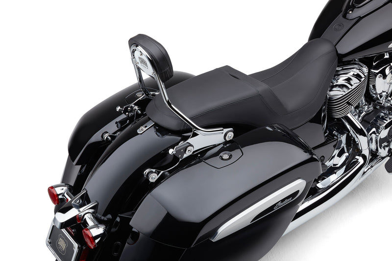 Cobra Detach Backrest Tall - Backrest-Short Chrome Chieftain 2014-2025