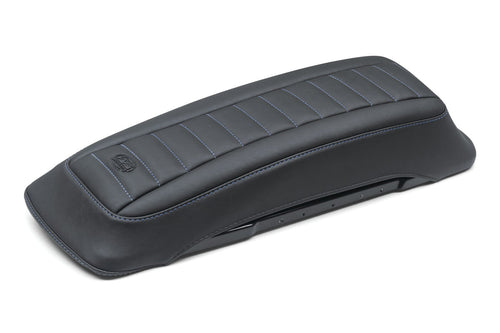 Mustang Motorcycle Hard Saddlebag Lid Covers - 77637SB - 1997-2013 Harley Touring