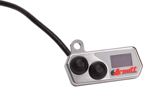Arnott LED Pressure Gauge w/Toggle - Chrome