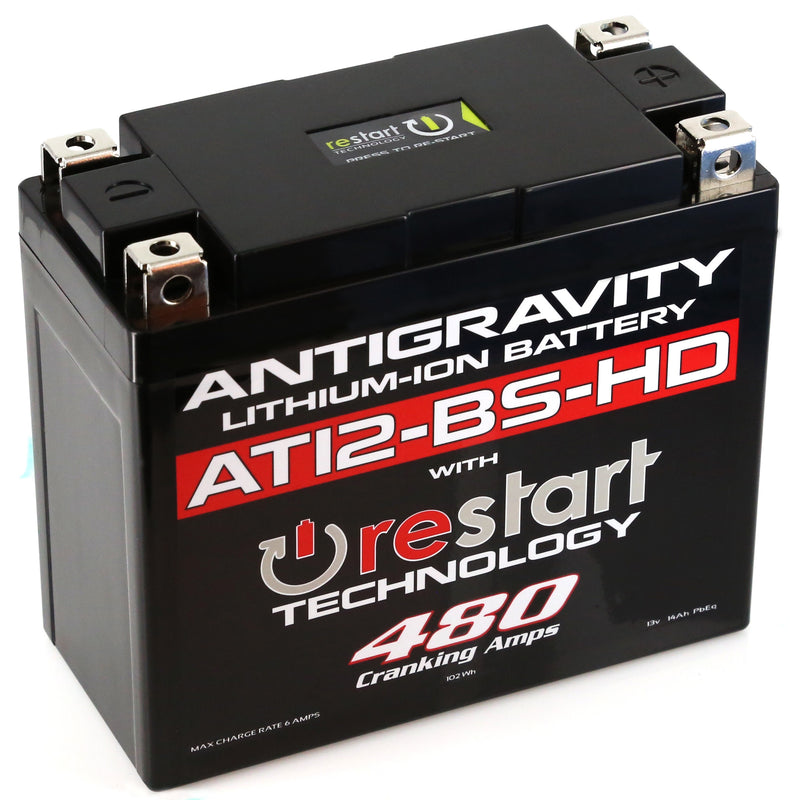 Antigravity Restart Lithium Battery - At12bs-HD-RS 480 CA