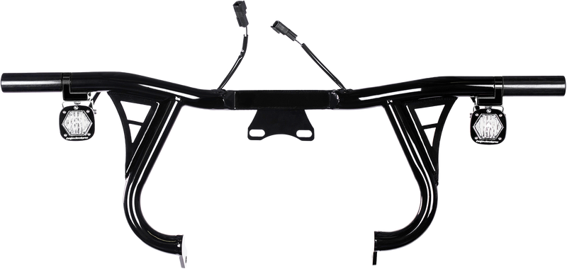 Santoro Fabworx Lightbar Crashbar - Black 23cvo-24 ALL Baggers