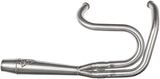 Sawicki 2-into-1 Cannon Exhaust - Full Length Brushed Stainless Steel Harley & Indian V-Twin