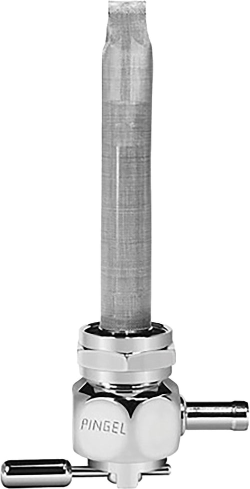Pingel Ent Petcock - Oval 22mm RES Chrome `75-UP