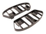 Burly Brand MX Style Passenger Floorboards - Black Harley Touring