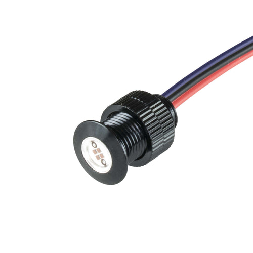 Baggernation Lightning Bolts LED Lights - Whte/Amber LED Black