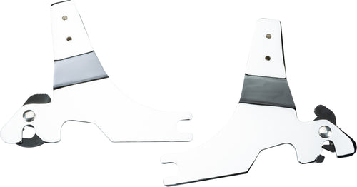 Harddrive Detachable Sissy Bar Side Plates - Chrome XL 1994-2003