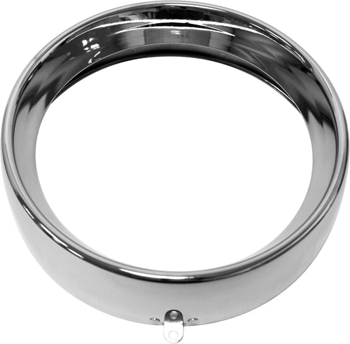 Harddrive Frenched Headlight Trim Ring - Chrome 7 TAB Style