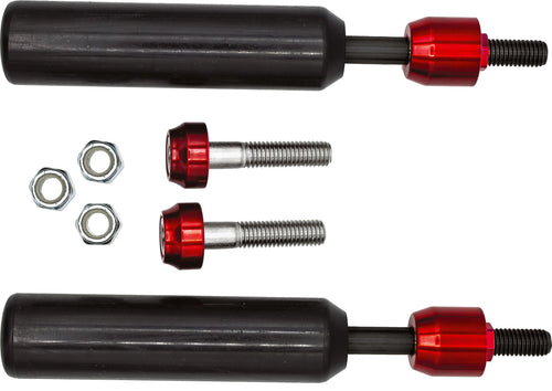 Santoro Fabworx Shock Mount Sliders - RED Dyna 2009-2017