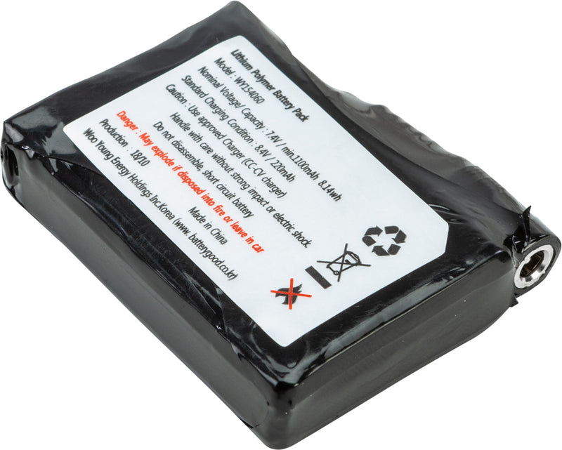 Fly Racing Title Heated Glove Battery - 1100mah Replacement Battery