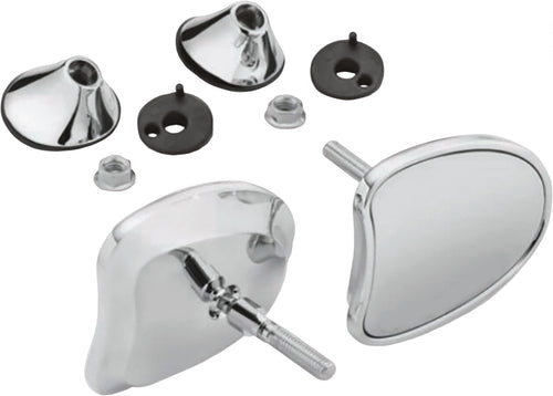Harddrive Tapered Faring Mirror - Fairing Mirrors Chrome