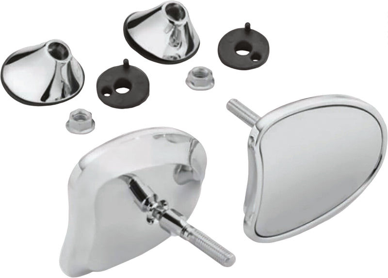 Harddrive Tapered Faring Mirror - Fairing Mirrors Chrome
