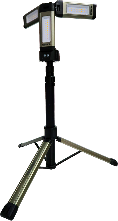 STKR Tri-Mobile Light - Work Light W/Tripod 2000 Lumen