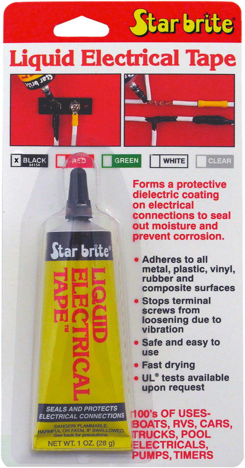 Star Brite Liquid Electrical Tape - Black 1 OZ