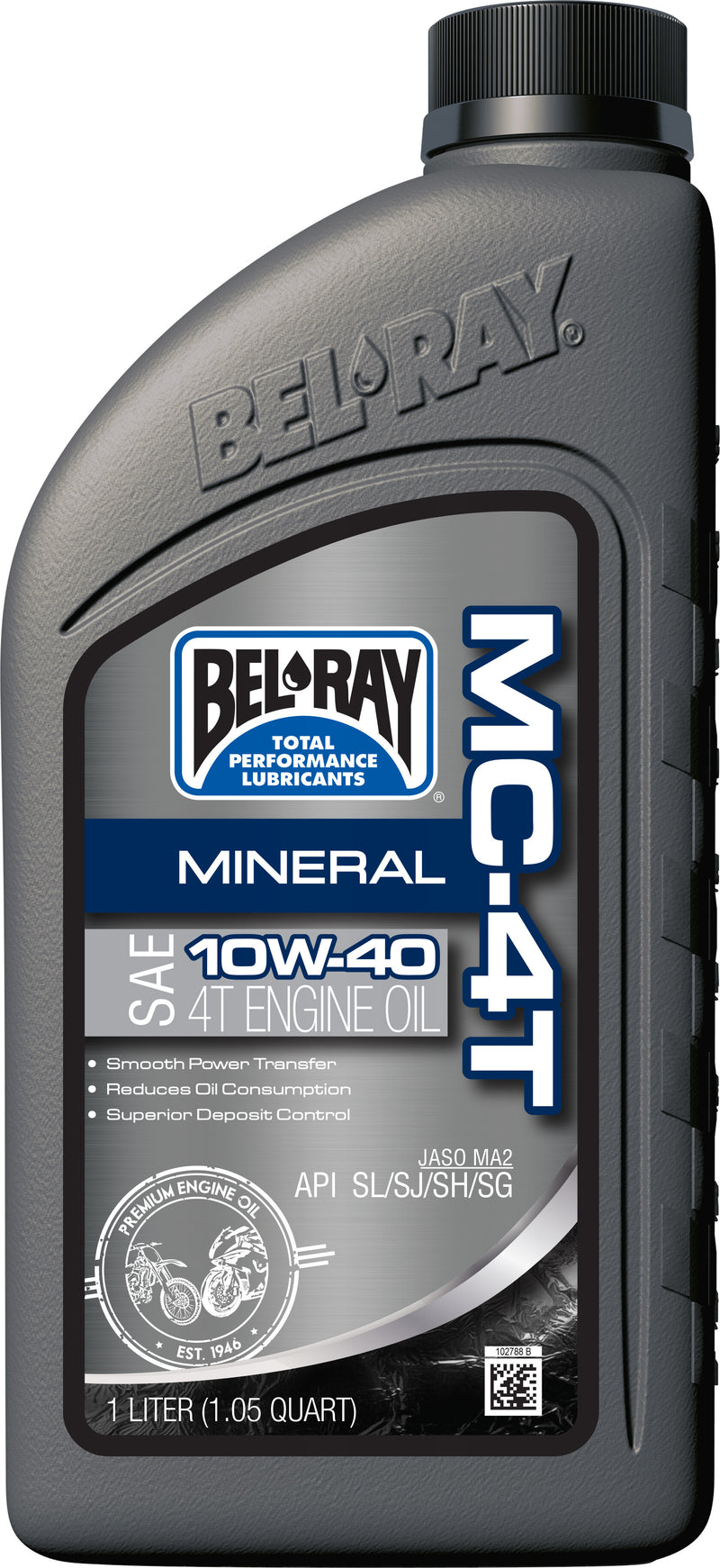 Bel-Ray MC-4T Mineral Oil - 20w50 1l 12/Case