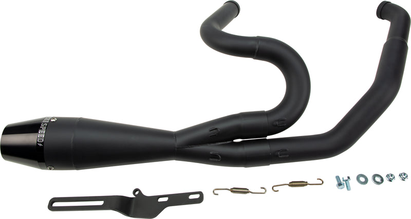 Sawicki 2in1 Shorty Exhaust for Touring Models - TC FLT Shorty Black