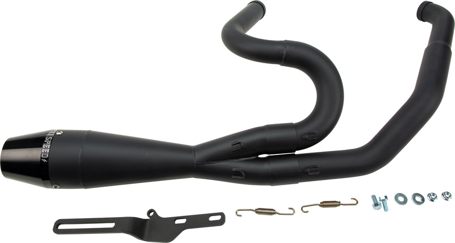 Sawicki 2in1 Shorty Exhaust for Touring Models - TC FLT Shorty Black