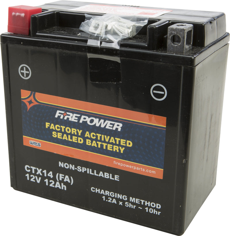 Fire Power Factory Activated Sealed Battery - Ctx14 Sealed Factory Activated